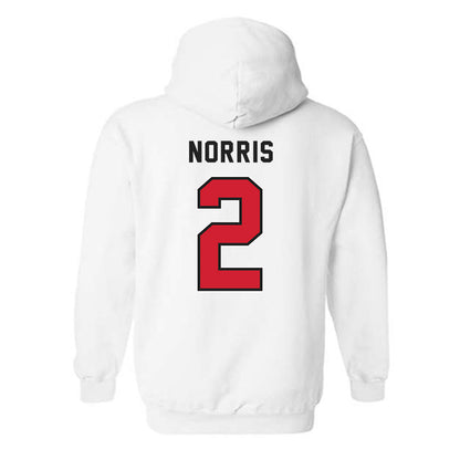 NWOSU - NCAA Men's Basketball : Justin Norris - Classic Shersey Hooded Sweatshirt-1