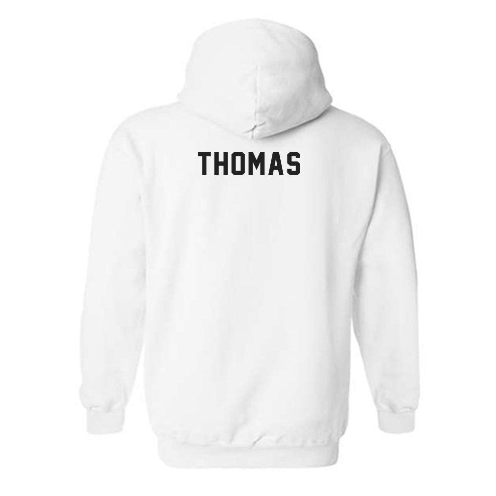NWOSU - NCAA Men's Swimming & Diving : Zach Thomas - Classic Shersey Hooded Sweatshirt-1