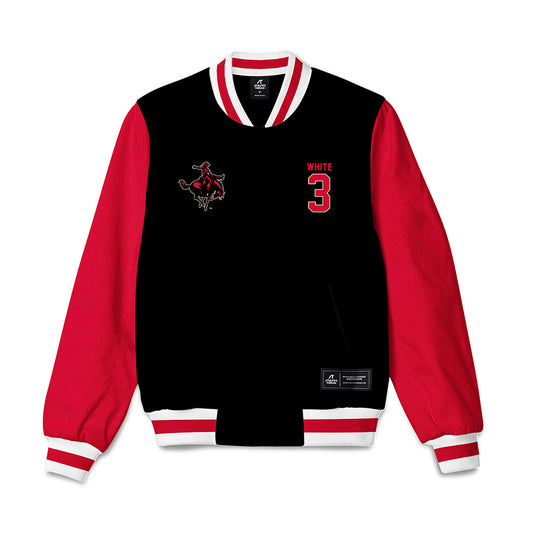 NWOSU - NCAA Women's Volleyball : Mikayla White - Bomber Jacket-0