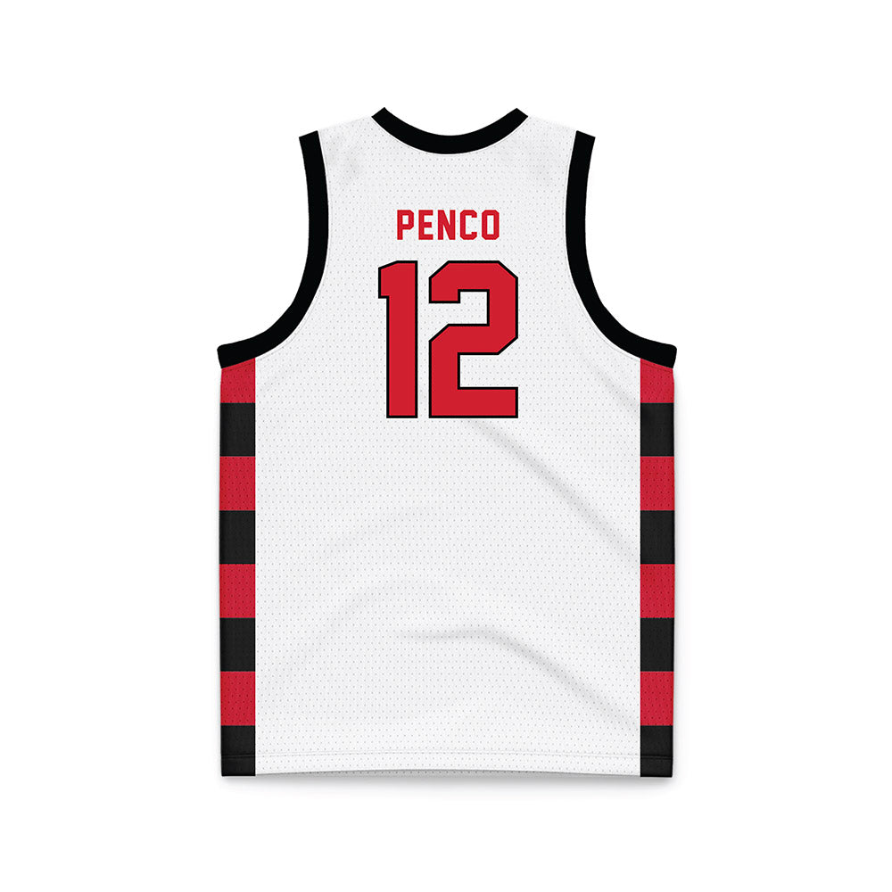 NWOSU - NCAA Men's Basketball : Kyler Penco - White Basketball Jersey-1