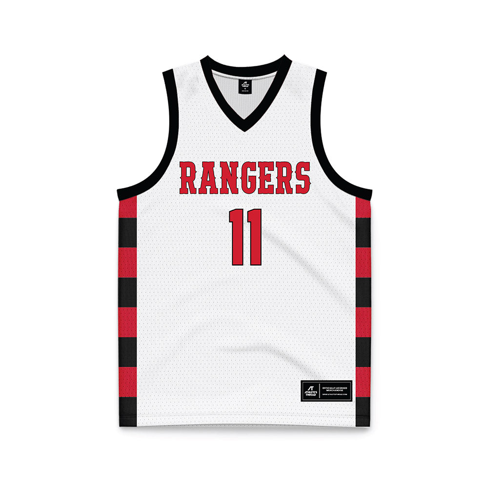 NWOSU - NCAA Men's Basketball : Jackson Feely - White Basketball Jersey-0