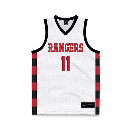 NWOSU - NCAA Men's Basketball : Jackson Feely - White Basketball Jersey-0