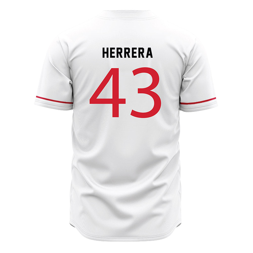 NWOSU - NCAA Baseball : Elias Herrera - white Jersey-1