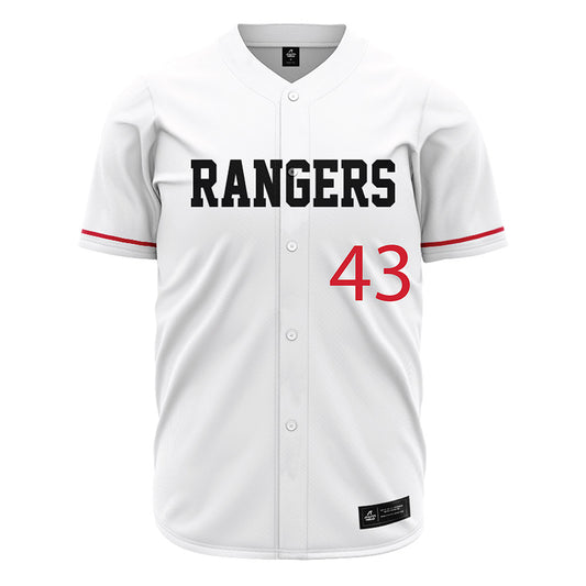 NWOSU - NCAA Baseball : Elias Herrera - white Jersey-0