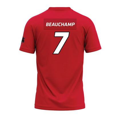 NWOSU - NCAA Football : Luke Beauchamp - Red Premium Football Jersey-1