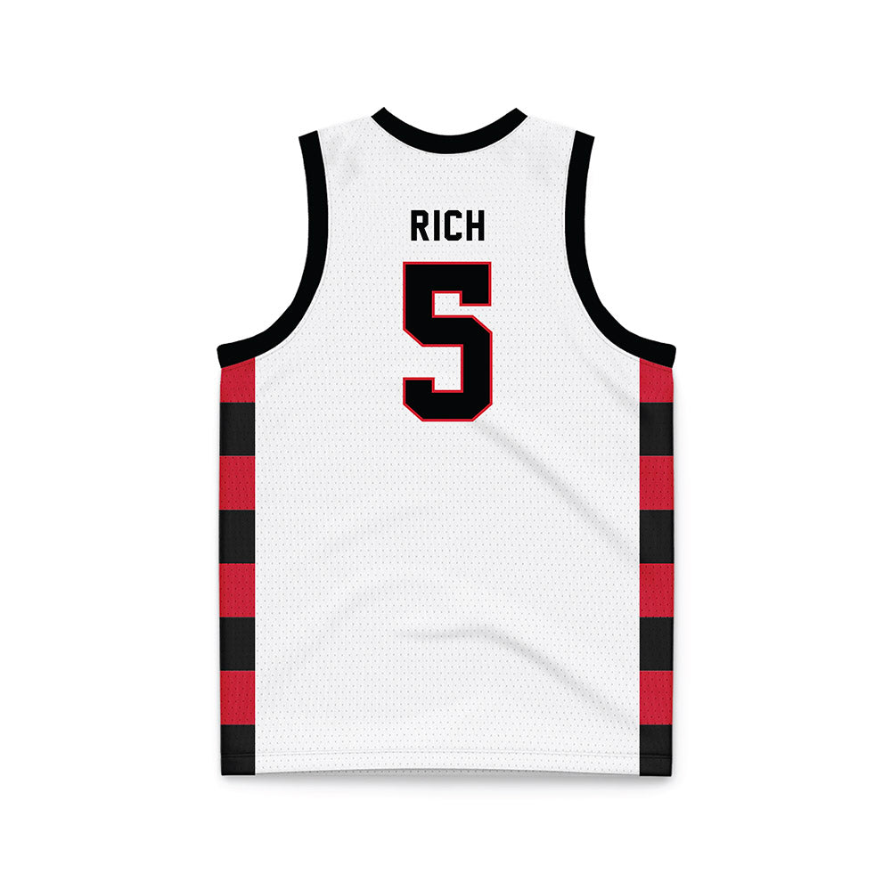 NWOSU - NCAA Women's Basketball : Mattie Rich - White Basketball Jersey-1