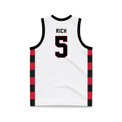 NWOSU - NCAA Women's Basketball : Mattie Rich - White Basketball Jersey-1