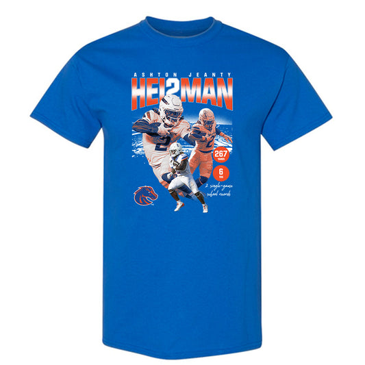 Boise State - NCAA Football : Ashton Jeanty - Player Collage T-Shirt