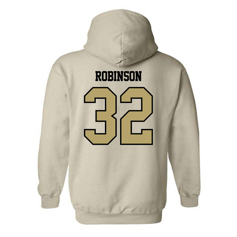 Lindenwood - NCAA Football : Legend Robinson - Classic Shersey Hooded Sweatshirt-1