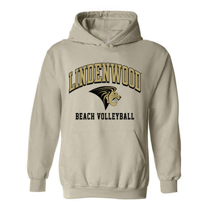 Lindenwood - NCAA Beach Volleyball : abby jacobs - Classic Shersey Hooded Sweatshirt-0