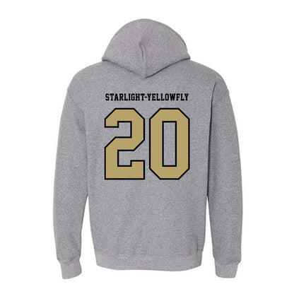 Lindenwood - NCAA Women's Ice Hockey : Tatem Starlight-Yellowfly - Classic Shersey Hooded Sweatshirt-1