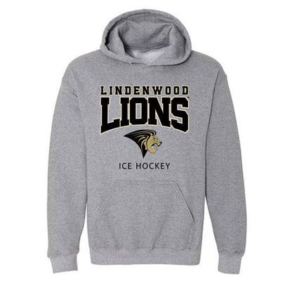 Lindenwood - NCAA Women's Ice Hockey : Tatem Starlight-Yellowfly - Classic Shersey Hooded Sweatshirt-0