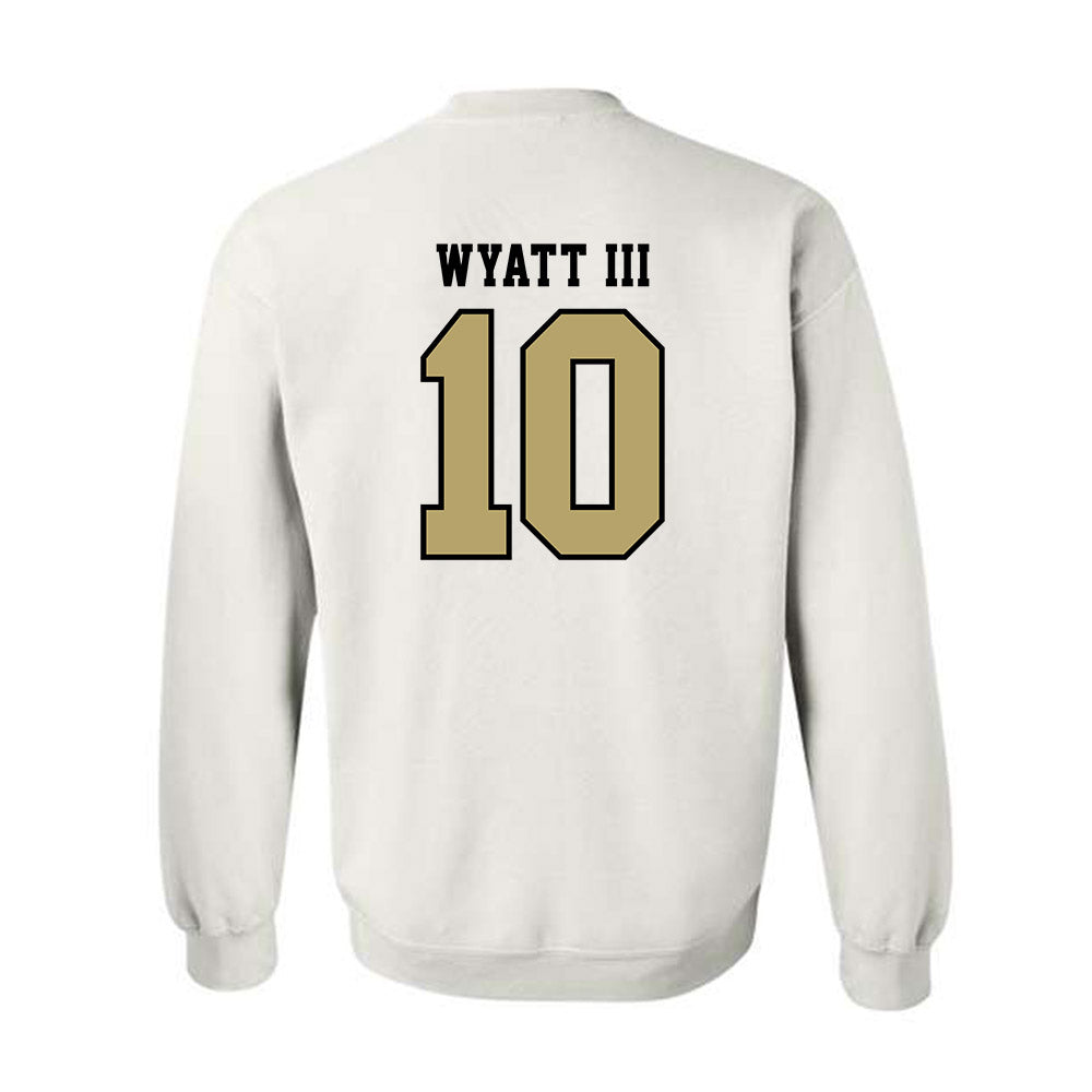 Lindenwood - NCAA Football : Jacques Wyatt III - Classic Shersey Crewneck Sweatshirt-1