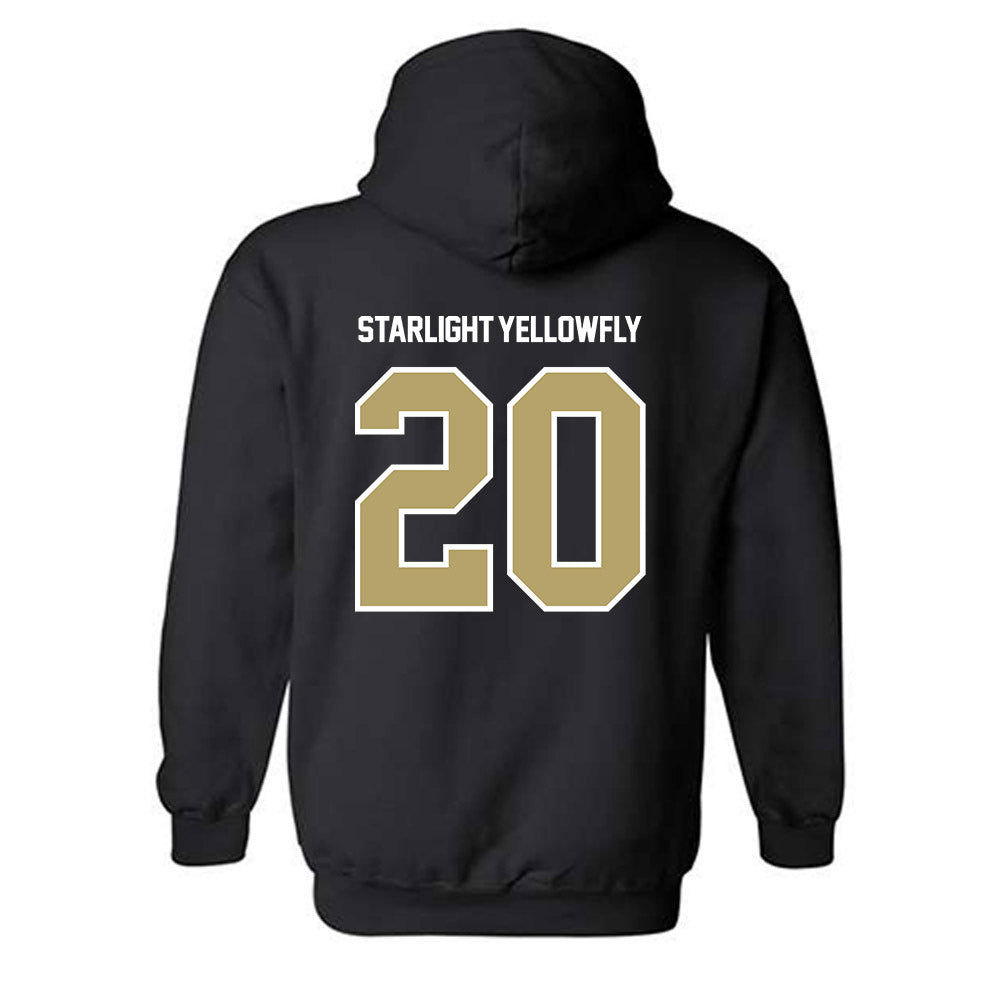 Lindenwood - NCAA Women's Ice Hockey : Tatem Starlight-Yellowfly - Classic Shersey Hooded Sweatshirt-1