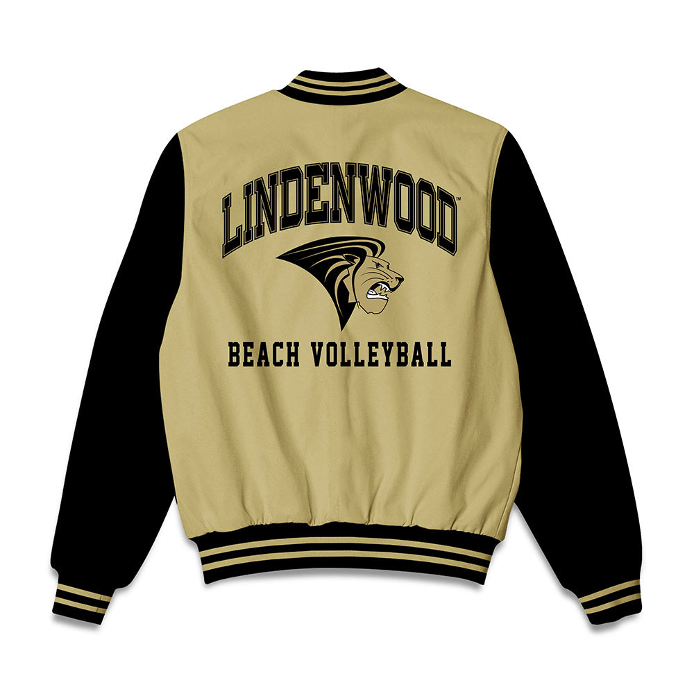 Lindenwood - NCAA Beach Volleyball : abby jacobs - Bomber Jacket-1