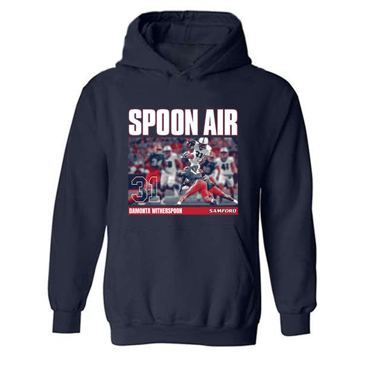 Samford - NCAA Football : DaMonta Witherspoon - Hooded Sweatshirt