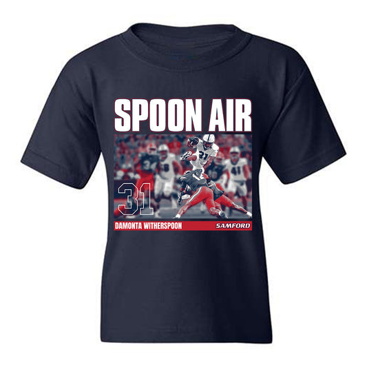 Samford - NCAA Football : DaMonta Witherspoon - Youth T-Shirt