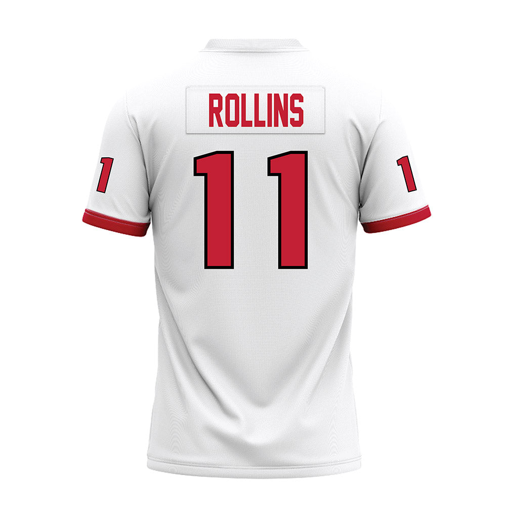 Miami of Ohio - NCAA Football : Isaiah Rollins - White Premium Football Jersey-1