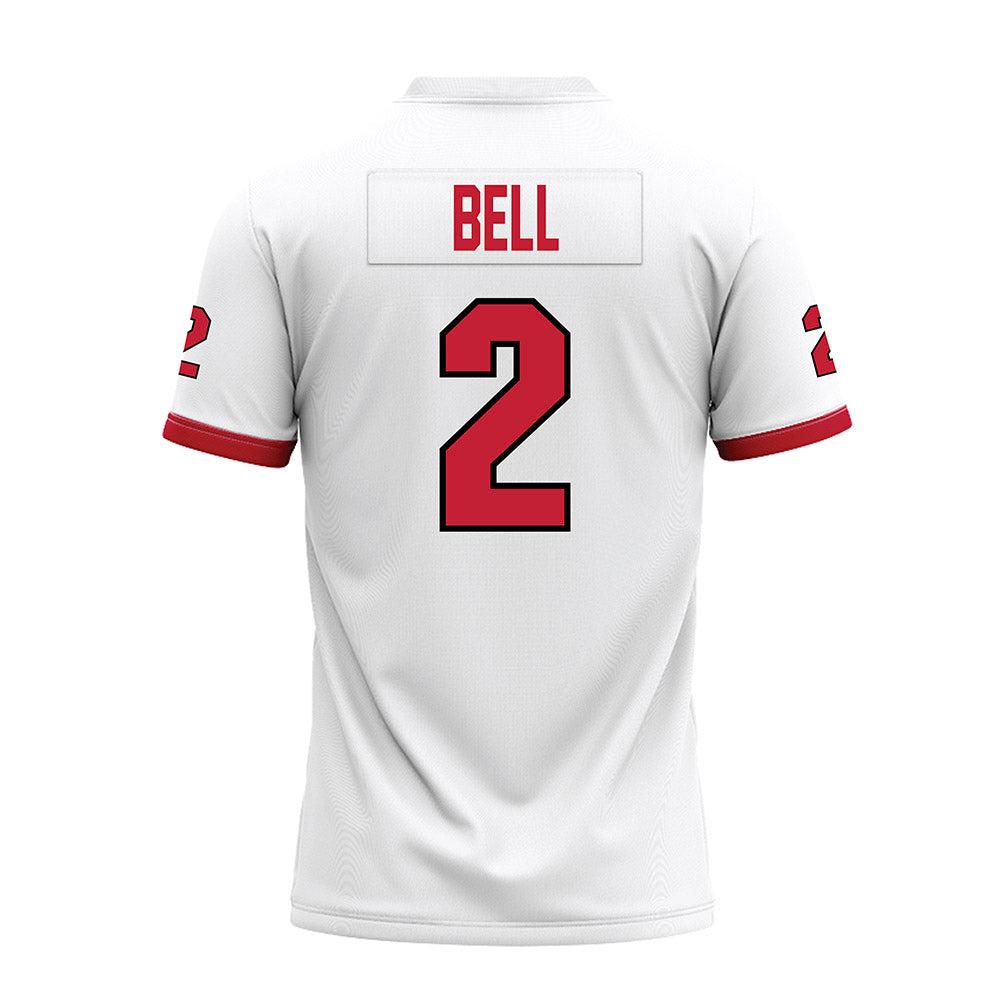 Miami of Ohio - NCAA Football : Devin Bell - White Premium Football Jersey-1
