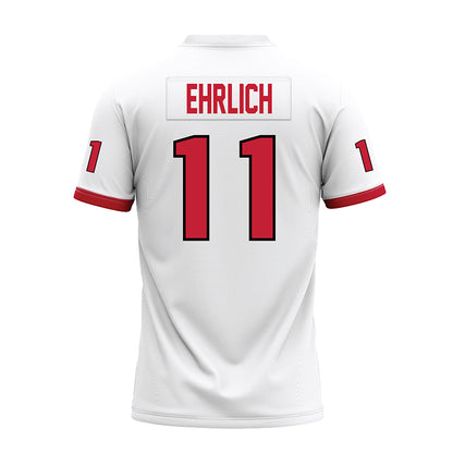 Miami of Ohio - NCAA Football : Noah Ehrlich - White Premium Football Jersey-1