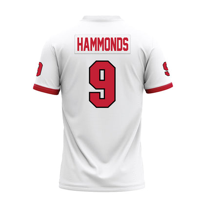 Miami of Ohio - NCAA Football : Javon Hammonds - White Premium Football Jersey-1