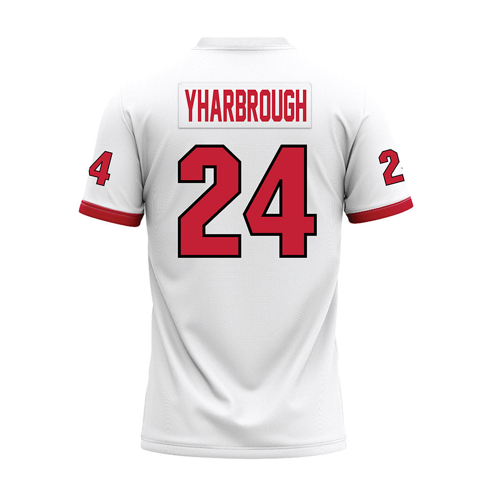 Miami of Ohio - NCAA Football : Mychal Yharbrough - White Premium Football Jersey