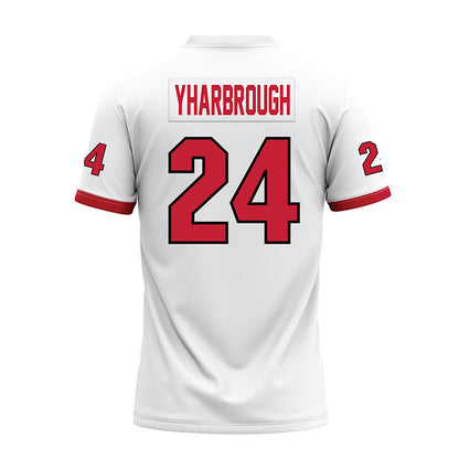 Miami of Ohio - NCAA Football : Mychal Yharbrough - White Premium Football Jersey