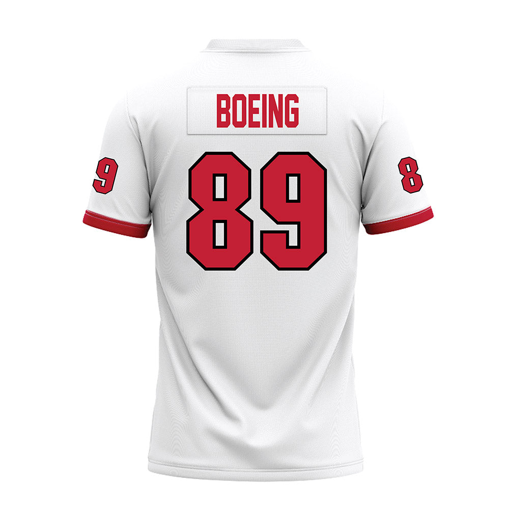 Miami of Ohio - NCAA Football : Brayden Boeing - White Premium Football Jersey-1