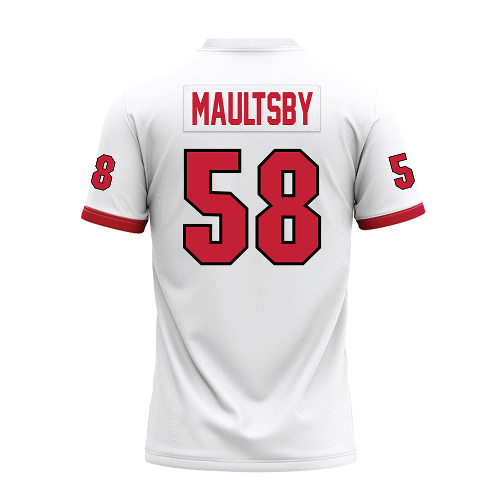 Miami of Ohio - NCAA Football : Gray Maultsby - White Premium Football Jersey-1