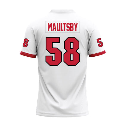 Miami of Ohio - NCAA Football : Gray Maultsby - White Premium Football Jersey-1