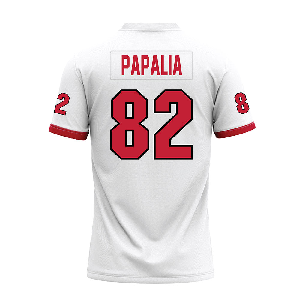 Miami of Ohio - NCAA Football : Paolo Papalia - White Premium Football Jersey-1