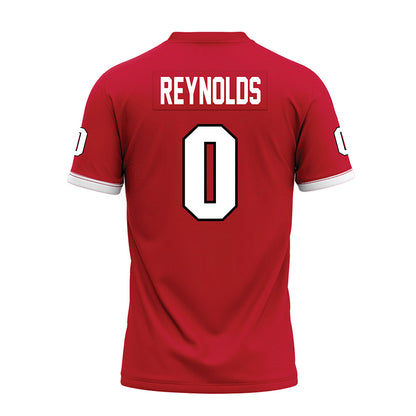 Miami of Ohio - NCAA Football : Keith Reynolds - Red Premium Football Jersey-1
