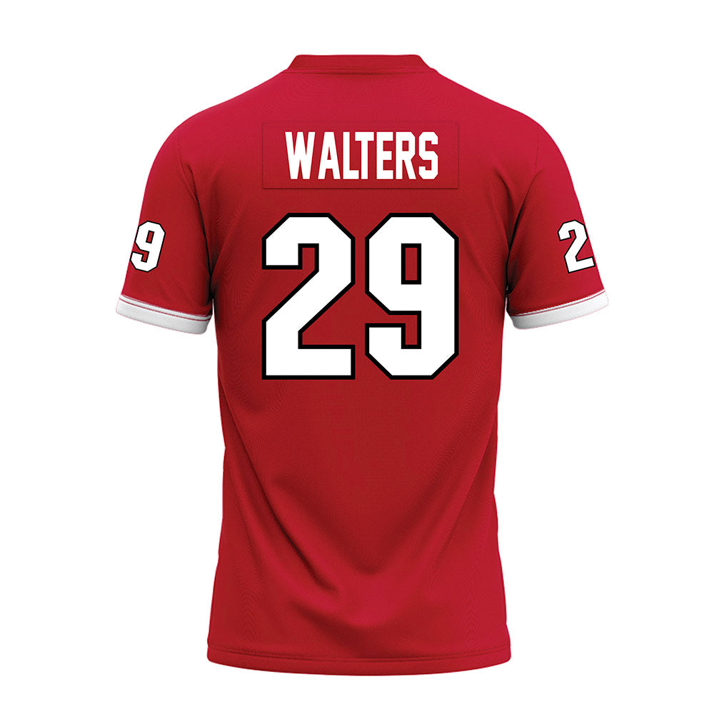 Miami of Ohio - NCAA Football : Silas Walters - Red Premium Football Jersey-1