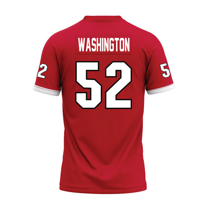 Miami of Ohio - NCAA Football : Nasir Washington - Red Premium Football Jersey-1