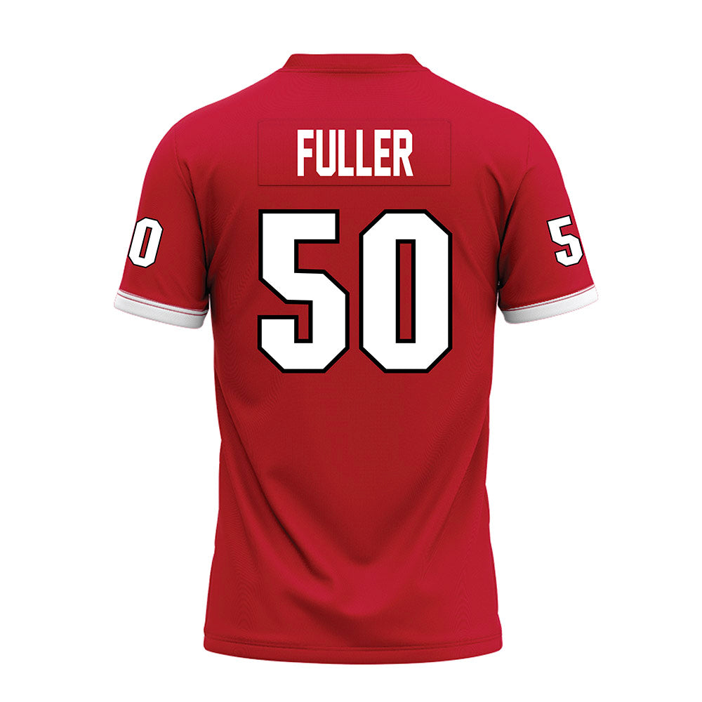 Miami of Ohio - NCAA Football : Jayden Fuller - Red Premium Football Jersey-1