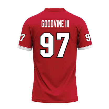 Miami of Ohio - NCAA Football : William Goodvine III - Red Premium Football Jersey-1