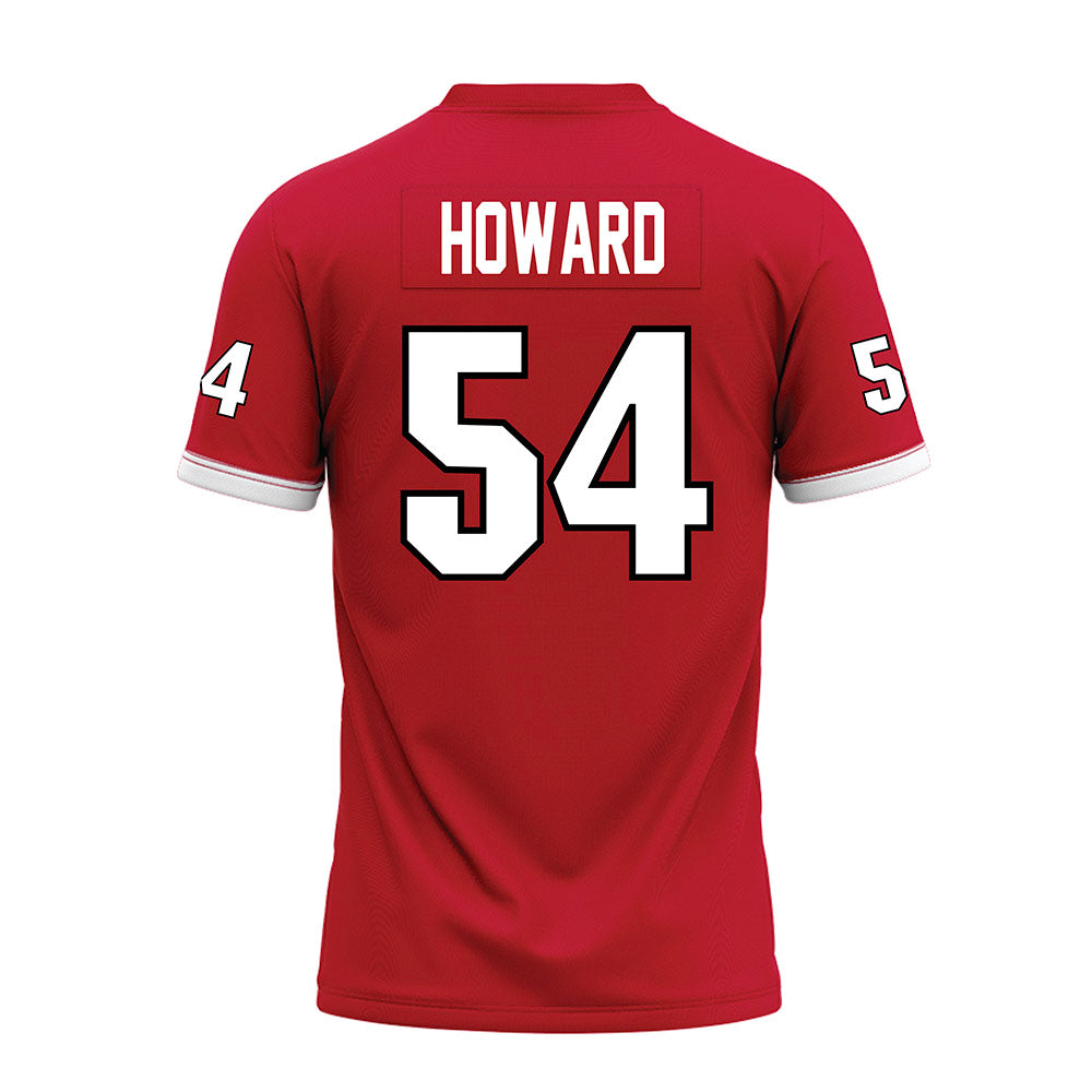 Miami of Ohio - NCAA Football : Aiden Howard - Red Premium Football Jersey-1