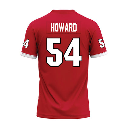 Miami of Ohio - NCAA Football : Aiden Howard - Red Premium Football Jersey-1