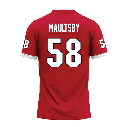 Miami of Ohio - NCAA Football : Gray Maultsby - Red Premium Football Jersey-1