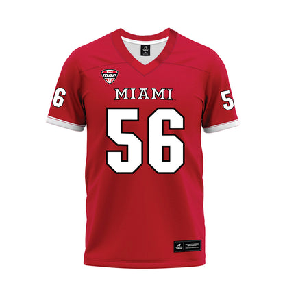 Miami of Ohio - NCAA Football : Mitchell Butler - Red Premium Football Jersey-0