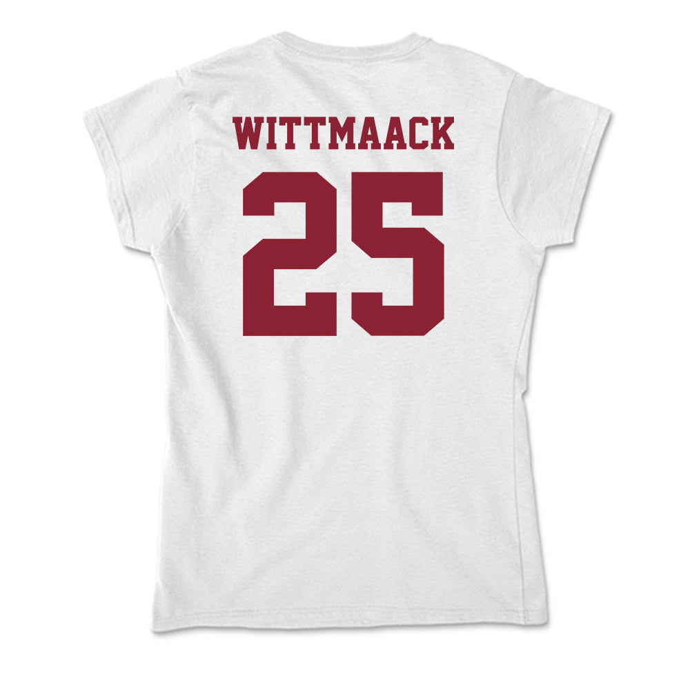 UMass - NCAA Men's Lacrosse : Jack Wittmaack - Soft Style Women’s T-Shirt-1