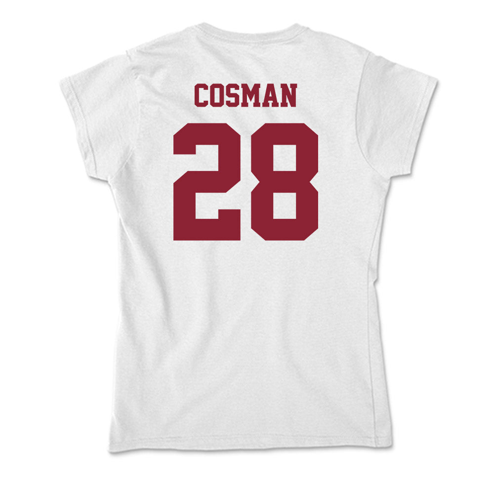 UMass - NCAA Men's Ice Hockey : Bo Cosman - Soft Style Women’s T-Shirt-1