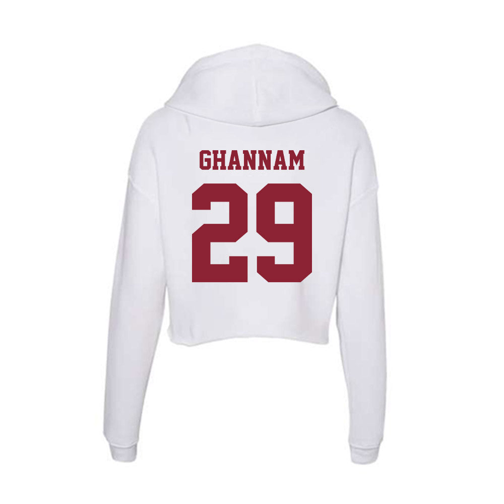  - NCAA Football : Caden Ghannam - Women's Crop Fleece Hoodie-1