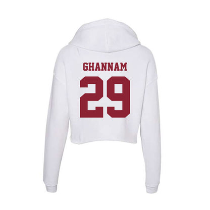  - NCAA Football : Caden Ghannam - Women's Crop Fleece Hoodie-1