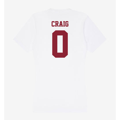 UMass - NCAA Football : Derrieon Craig - Women's V-Neck T-Shirt-1