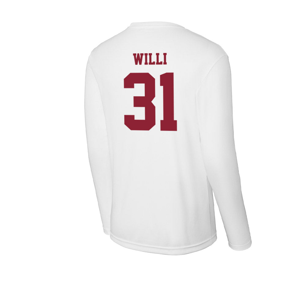 UMass - NCAA Baseball : Marc Willi - Activewear Long Sleeve T-Shirt