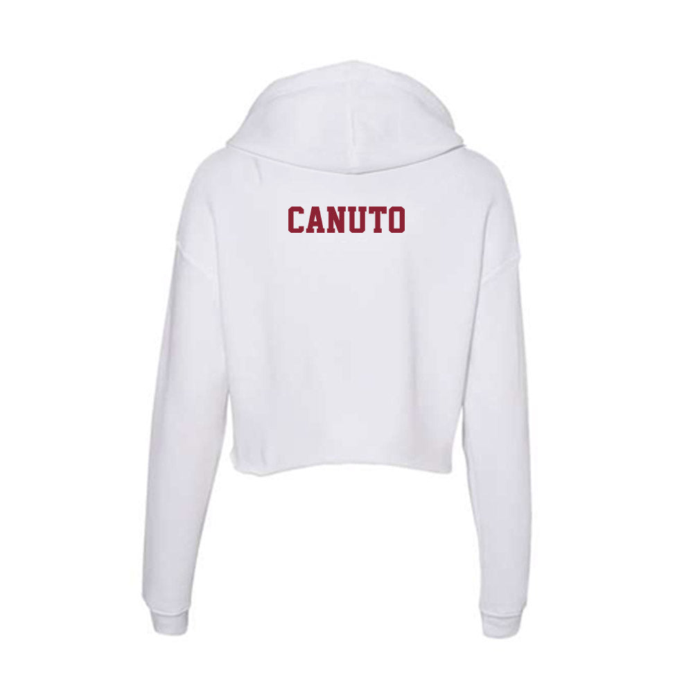 UMass - NCAA Women's Track & Field : Diamani Canuto - Women's Crop Fleece Hoodie-1