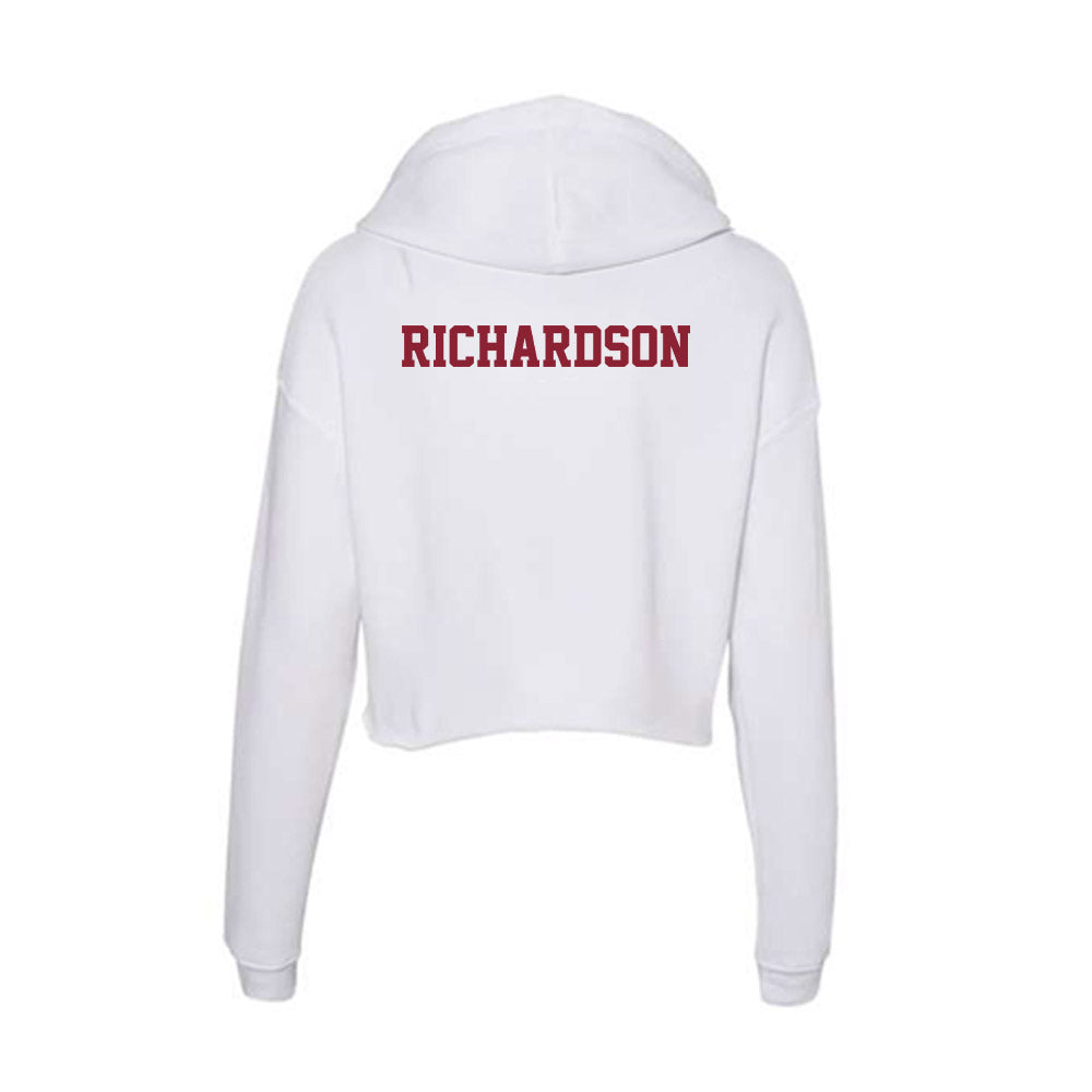  - NCAA Women's Track & Field : Faith Richardson - Women's Crop Fleece Hoodie-1