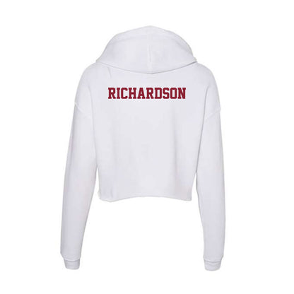  - NCAA Women's Track & Field : Faith Richardson - Women's Crop Fleece Hoodie-1