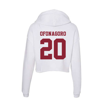  - NCAA Football : Godson Ofonagoro - Women's Crop Fleece Hoodie-1